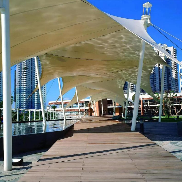 湘阴县膜结构景观棚