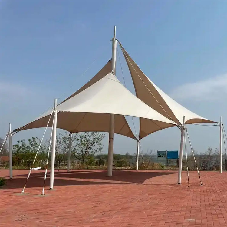 湘阴县膜结构景观棚