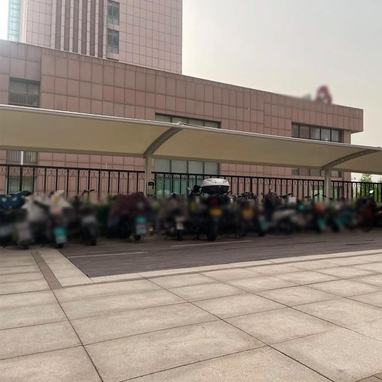 湘阴县膜结构电动车棚